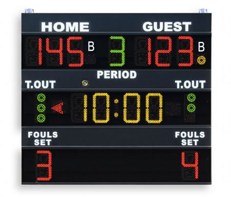 ELECTRONIC MULTISPORT SCOREBOARD PRO FIBA Favero Electronic Design ...